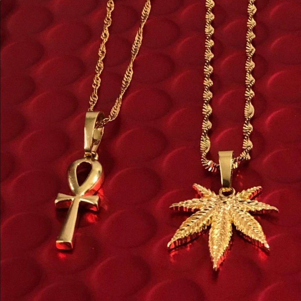 Leave Necklace set